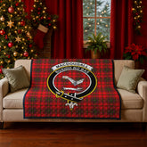 MacDougall Modern Tartan Crest Quilt